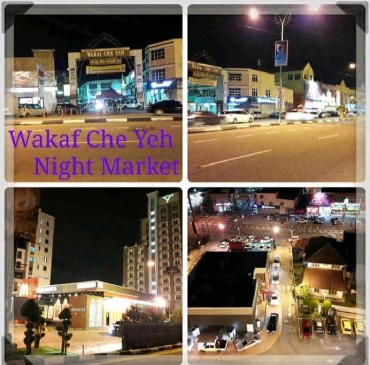 كوتا بْهارو Risqi Apartment 2 Bedroom Wakaf Che Yeh المظهر الخارجي الصورة